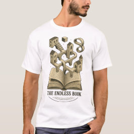 Surrealistische literaire kunst, oneindige verbeel t-shirt