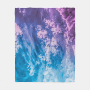 Surrealistische lucht, dromerige abstracte kunst. fleece deken