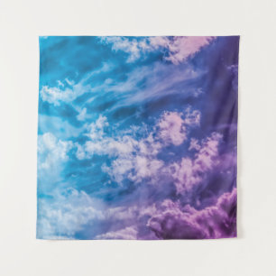Surrealistische lucht, dromerige abstracte kunst. wandkleed