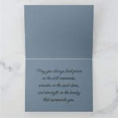 Surrealistische maanopkomst boven rustige oceaanku kaart (Binnen)