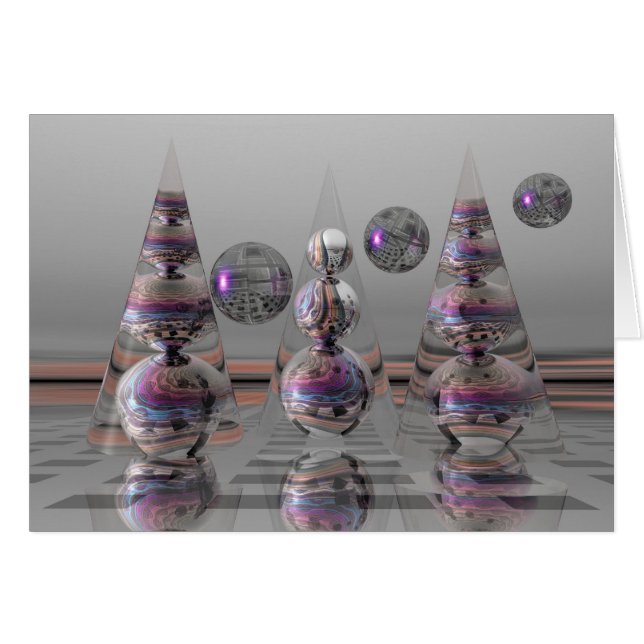 Surrealistische magische kaart zonder tekst (Voorkant Horizontaal)