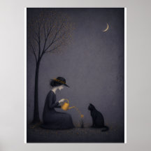 Surrealistische Minimalistische Illustratie – Vrou