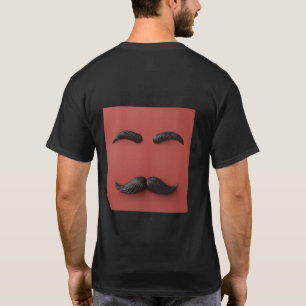 Surrealistische Minimalistische Snor T-shirt - Mod
