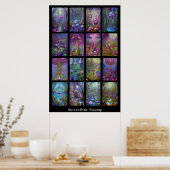 Surrealistische moeras poster (Keuken)