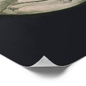  Surrealistische Moon Illustratie Poster (Hoek)