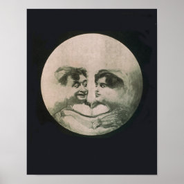  Surrealistische Moon Illustratie Poster