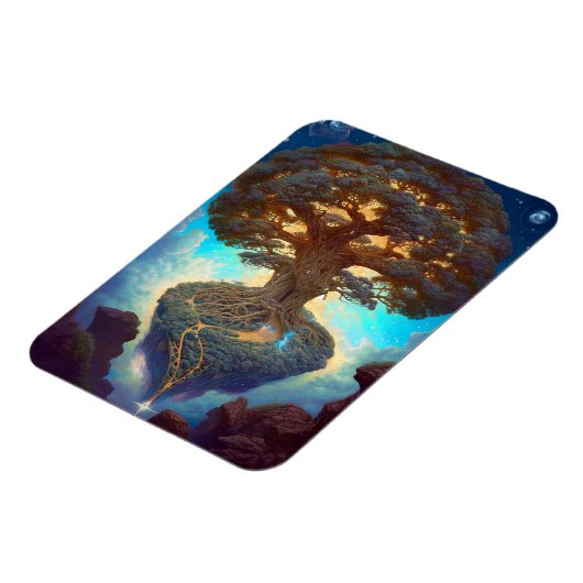 Surrealistische Natuur van de levensboom Magneet (Linkerzijde)