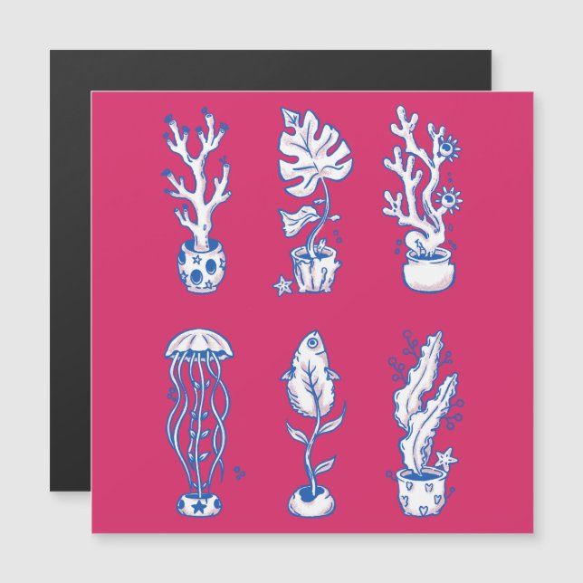 Surrealistische Oceaan Botanicals (Voorkant / Achterkant)