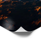 Surrealistische Ocean Maelstrom van herinneringen Perfect Poster (Hoek)