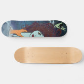 Surrealistische octopus Zee Godin Persoonlijk Skateboard (Horizontaal)