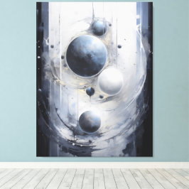 surrealistische omloopbaan canvas afdruk
