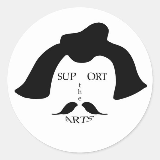 Surrealistische ondersteuning van de ARTS stickers (Voorkant)