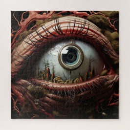 Surrealistische oogbal fantasy kunst legpuzzel
