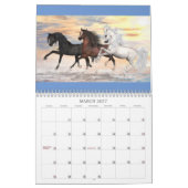 Surrealistische paarden - aanpasbaar kalender (Mar 2027)
