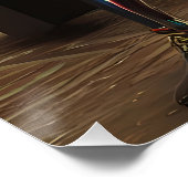 Surrealistische pianobar perfect poster (Hoek)