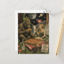 Surrealistische pizzanacht met Sasquatch en de fee
