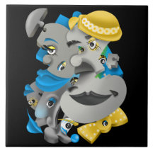 Surrealistische puzzel geconfronteerd met veelzijd