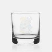 Surrealistische puzzel geconfronteerd met whisky g glas (Achterkant)