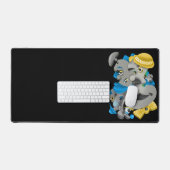 Surrealistische Puzzel Gezichten Desk Mat (Keyboard & Muis)