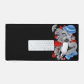 Surrealistische Puzzel Gezichten Desk Mat (Keyboard & Muis)