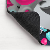 Surrealistische Puzzel Gezichten Muismat (Hoek)