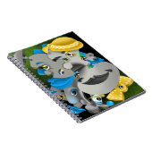 Surrealistische puzzel gezichten Notitieboek (Rechterzijde)