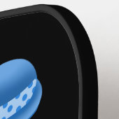 Surrealistische puzzel gezichten pickleball paddle (Links Detail)