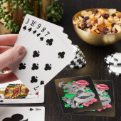 Surrealistische puzzel gezichten speelkaarten (Insitu)