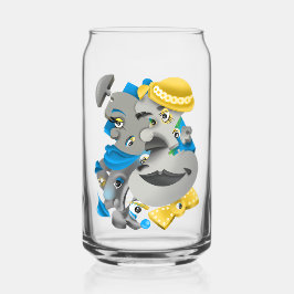 Surrealistische puzzelgezichten kunnen glas