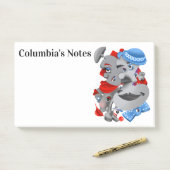 Surrealistische puzzelgezichten Post-it-Notes Post-it® Notes (Op bureau)