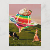 Surrealistische Rainbow Sweet Treat Briefkaart (Voorkant)