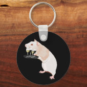 Surrealistische rat ober sleutelhanger (Achterkant)