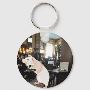 Surrealistische rat ober sleutelhanger