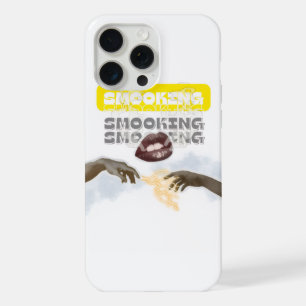 Surrealistische Rokkende Lippen en Michelangelo Ha iPhone 15 Pro Max Case