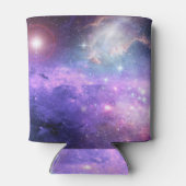 Surrealistische ruimte achtergrond, sterrenhemel. blikjeskoeler (Achterkant)