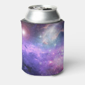 Surrealistische ruimte achtergrond, sterrenhemel. blikjeskoeler (Blikje Achterkant)