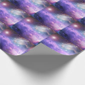 Surrealistische ruimte achtergrond, sterrenhemel. cadeaupapier (Hoek)