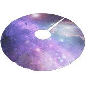 Surrealistische ruimte achtergrond, sterrenhemel. kerstboom rok (Gekanteld)