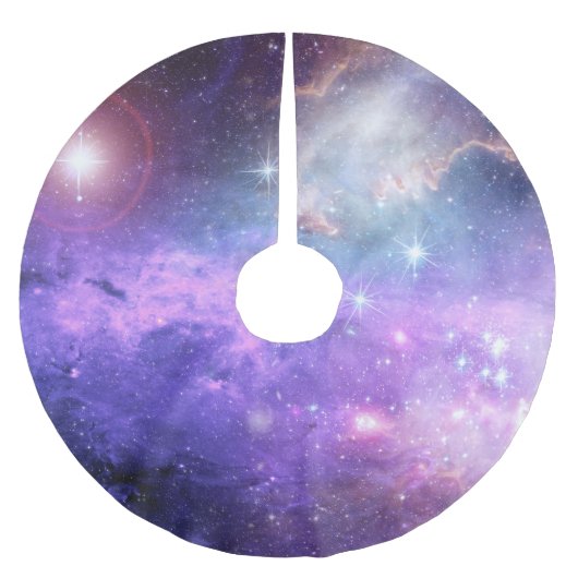 Surrealistische ruimte achtergrond, sterrenhemel. kerstboom rok (Voorkant)