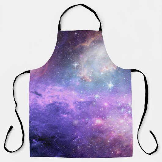 Surrealistische ruimte achtergrond, sterrenhemel. schort (Voorkant)