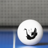Surrealistische saxofonist pingpongbal (Net)