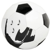 Surrealistische saxofonist voetbal (Drie kwart)