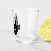 Surrealistische saxofoon shot glas (Rechts)