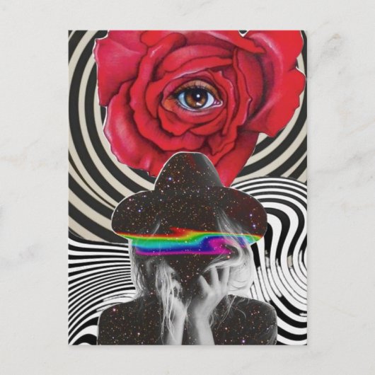Surrealistische schoonheid ansichtkaart briefkaart (Voorkant)