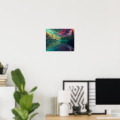 Surrealistische sereniteit: reflecties van het Eth Poster (Thuiskantoor)