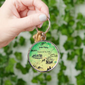 Surrealistische Silouettes 'Stel je voor' Sleutelhanger (Hand)