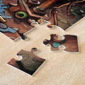 Surrealistische skeletten I Legpuzzel (Zijkant)