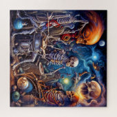 Surrealistische skeletten II Legpuzzel (Horizontaal)