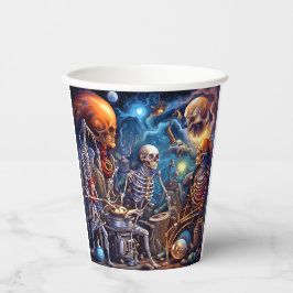 Surrealistische skeletten II Papieren Bekers