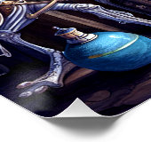 Surrealistische skeletten II Perfect Poster (Hoek)